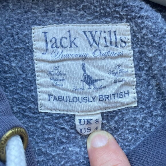 Jack Wills Mauve Classic Hoodie Sweatshirt size 4(US) 8(UK) - Picture 8 of 8